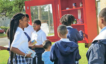 Feeding the hungry is a habit at St. Rita School, N.O.