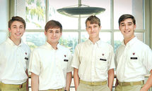 Brother Martin chorus members honored