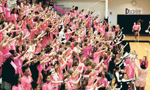 Dominican has pink volleyball games for Tulane Cancer Center
