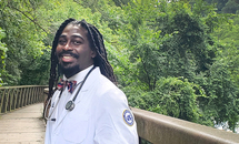 Fr. Tompson’s ‘dream school’ celebrates its first med student
