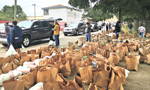Parishes step up to feed the needy