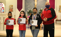 Knights of Columbus in LaPlace sponsors three students who participated in Keep Christ in Christmas