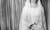 1957 silk wedding dress has ironclad staying power