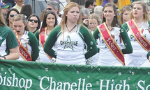 Mardi Gras performances by Catholic school bands
