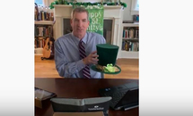 De La Salle’s president unites students in prayer, resolve, good humor