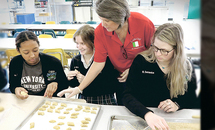 Cabrini students learn the sacred behind the dough