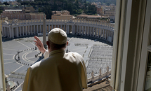 Pope Francis entrusts world threatened by coronavirus pandemic to Blessed Mother