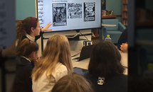 Ursuline students collaborate on Holocaust project