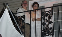 Easter joy emanates from Gretna balcony
