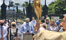 Eucharistic procession was public witness to faith