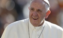 Love the church, care for society, pope says