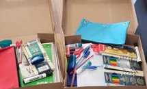 The Hispanic Apostolate distributes school supplies