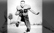 Holy Cross scat back Earl Schneider had speed to burn