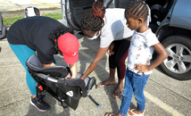 Free child car-seat safety guidance available weekly
