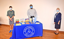 Teen donates books to health centers