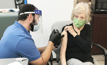 Christopher Homes seniors begin receiving vaccine