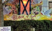 Local Presentation Sisters light up their neighborhood with hope-themed house float