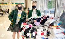 Cabrini sock drive nets 700 pairs for Covenant House