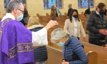 With COVID safety first, ashes sprinkled or imposed on Ash Wednesday
