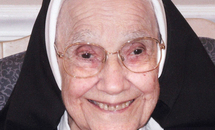 Sister Mary Angela Bergeron, CIC, dies Jan. 2 at 105