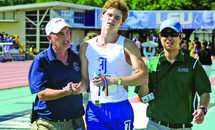 Jesuit's exhausted Vocke one of five track champions