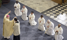Abp. Aymond to new priests: Walk with your people like Jesus the Good Shepherd