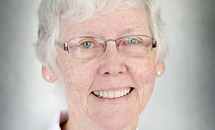 Dominican Sister of Peace Suzanne Brauer helps kids prepare for this weekend’s Gospel