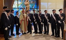 Color Guard participates in parish anniversary