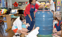 Art and science meld for Dominican students
