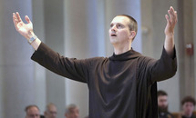 Brother Meinrad Camargo professes vows