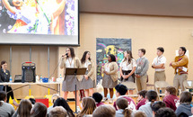 Brother Martin, Mount Carmel students host middle-school retreat