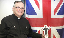 ‘Flat Fr. Pat’ allows St. Pius X pastor to become armchair traveler
