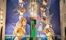 ‘Dance of Holy Innocence’ mural, sanctuary restored