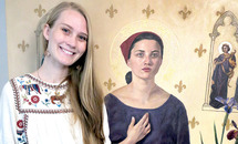 New portrait of St. Joan of Arc graces namesake parish in LaPlace