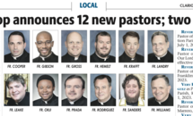 Archbishop announces 12 new pastors; two retire