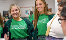 Chapelle students pitch in from multiple angles