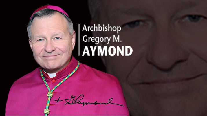 Abp. Aymond: Be a saint on earth!
