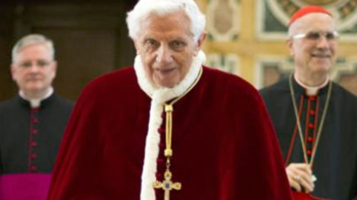 Retired pope writes book defending priestly celibacy
