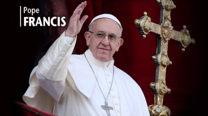 Pope: It’s me, O Lord, standing in the need of prayer