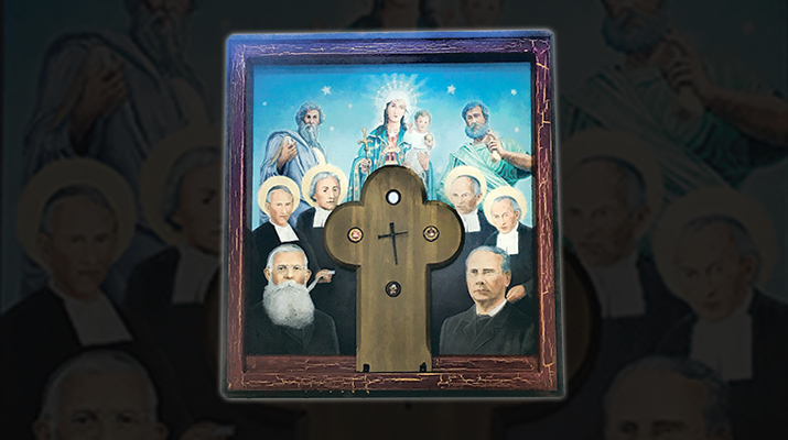 Artwork honors St. LaSalle, patron of teachers