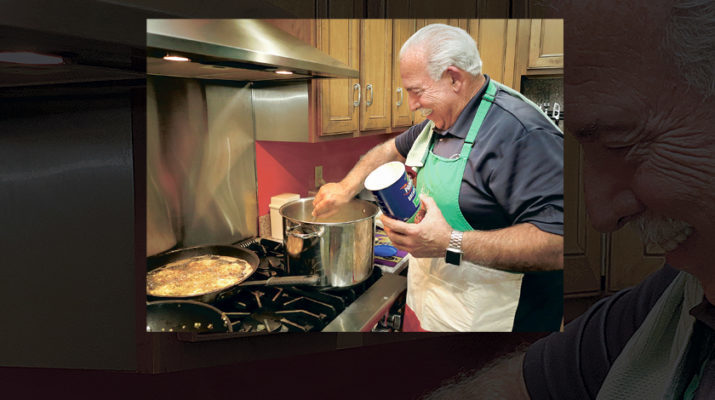 Deacon Carlo Maniglia cooks using family tradition