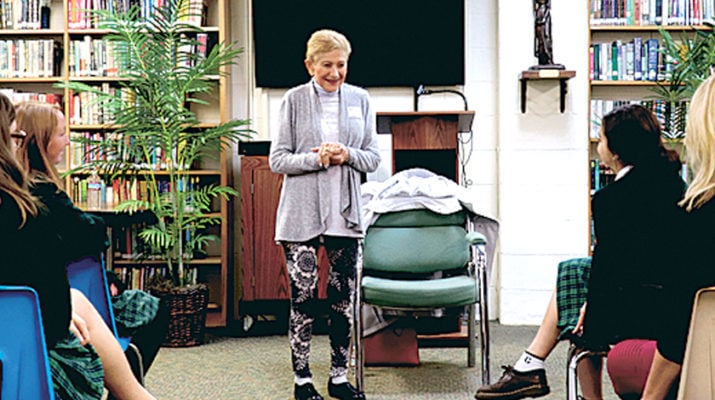Archbishop Chapelle students hear first-hand from Holocaust survivor