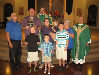 Ascension of Our Lord Knights in LaPlace names family of the year