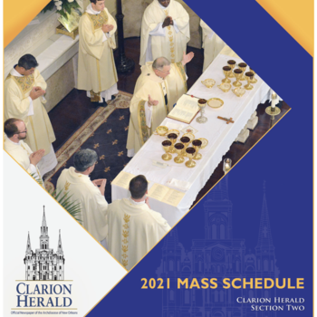2021 Mass Schedule for the Archdiocese of New Orleans
