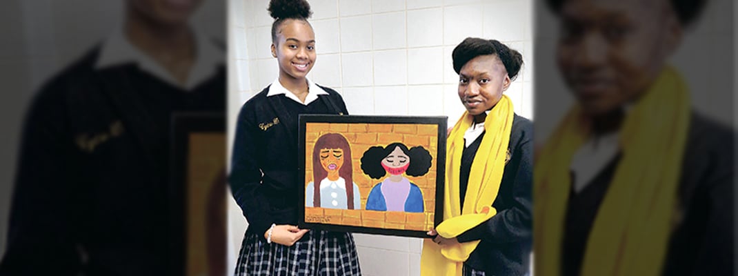 St. Mary’s Academy artists’ plaintive pleas for peace
