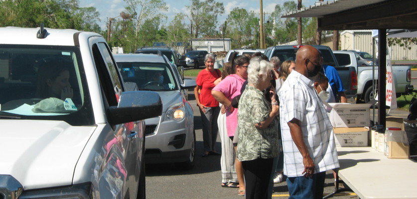 Ascension of Our Lord Parish's Knights of Columbus help Hurricane Laura victims