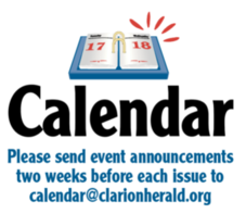 Calendar - Jan. 23- Feb. 5, 2021