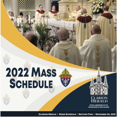 2022 Mass Schedule