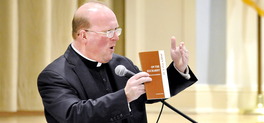 Eucharist means we are blessed, broken, sent