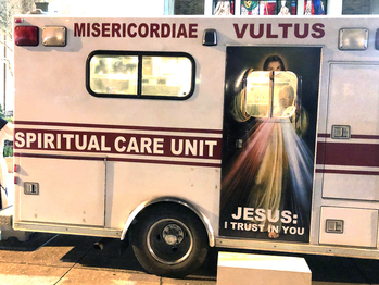 Confession ambulance: Driving mercy to the people